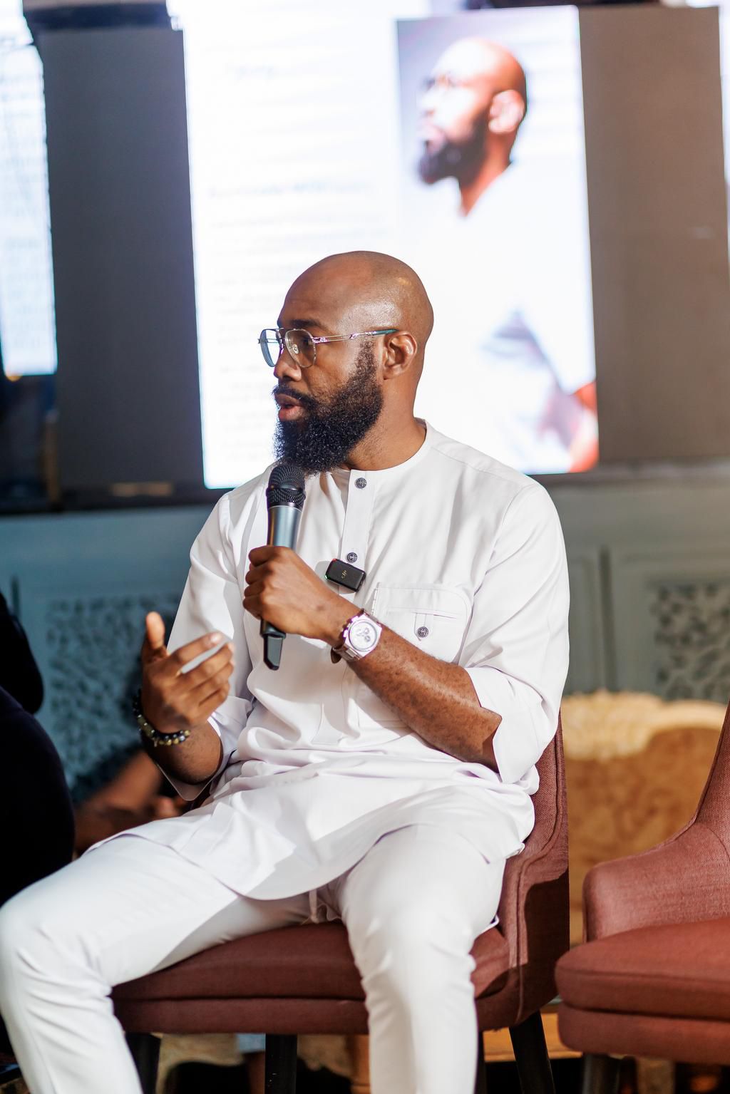 Bankole Williams speaking at Styling the Mind Nigeria