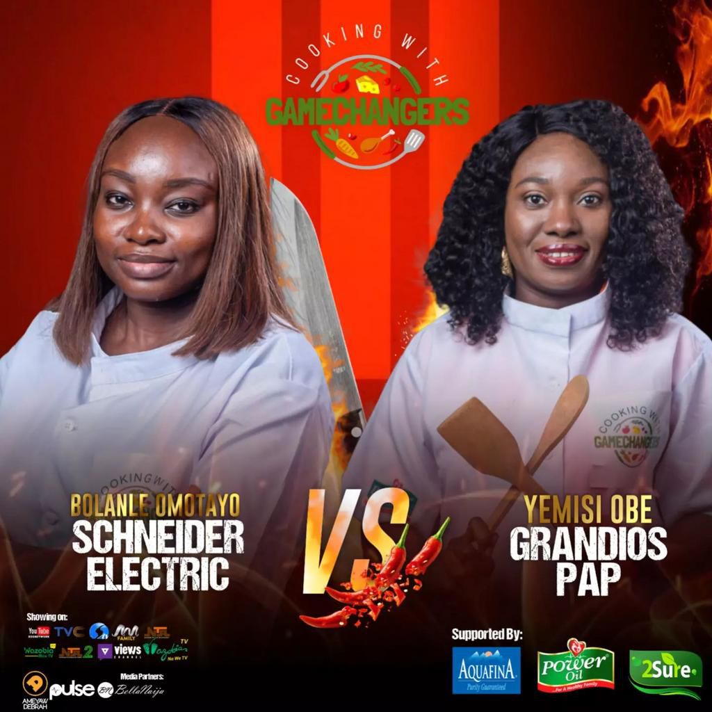 Cooking With Game Changers: Kitchen Mama, Omotayo vs Obe in pasta battle