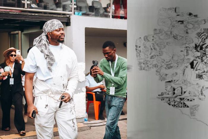 Nigerian Dr makes history, breaks Guinness World Record for largest painting