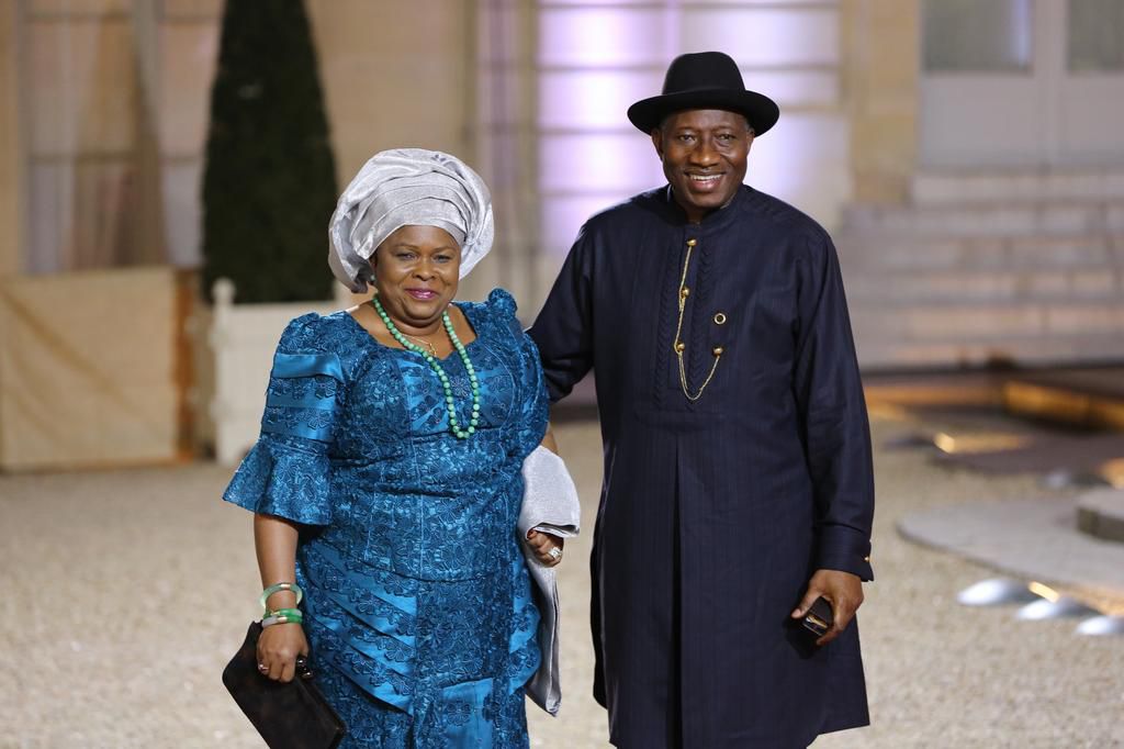 Goodluck Ebele Jonathan and wife [Fashionpolice]