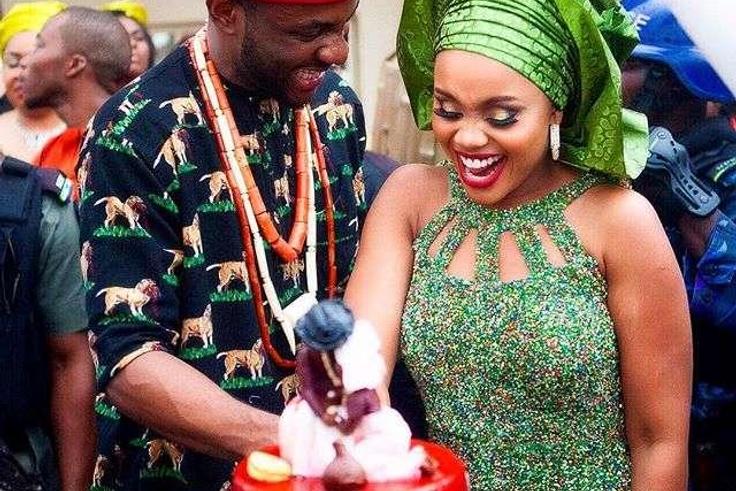 Ebuka Obi-Uchendu & wife