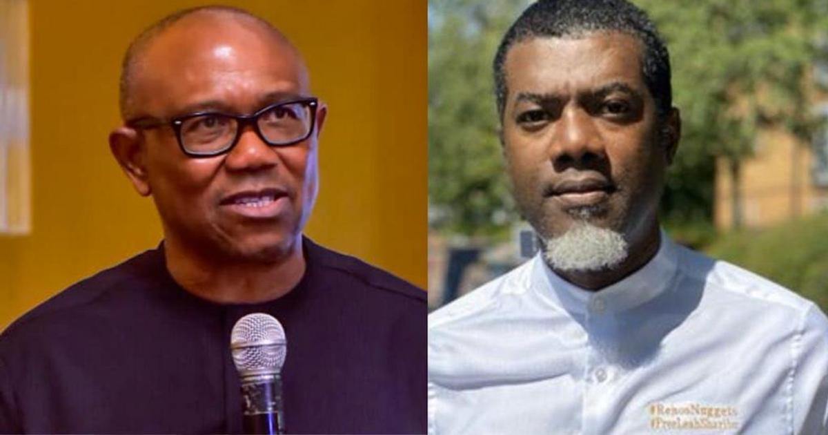 Peter Obi sent a former Vice President’s son to beg me - Reno Omokri ...