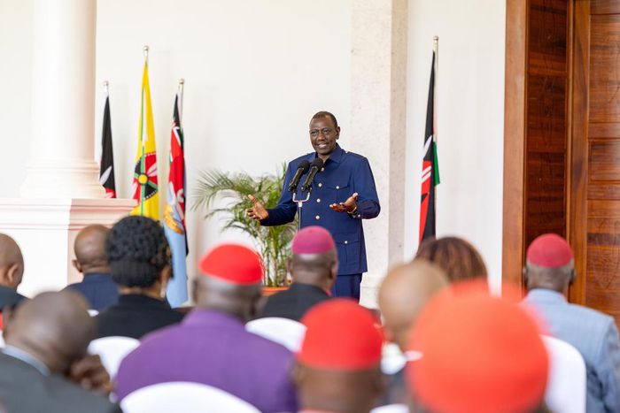 Kenyans react to President Ruto's update after hosting 96 bishops at State House