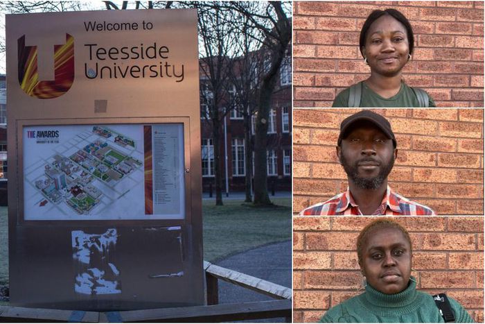 The students attribute their financial difficulties to the devaluation of the naira. [BBC/Getty Images]