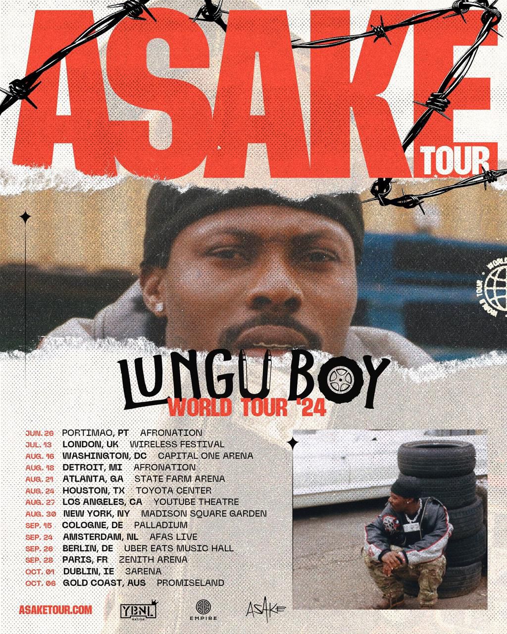 Asake "Lungu Boy" tour