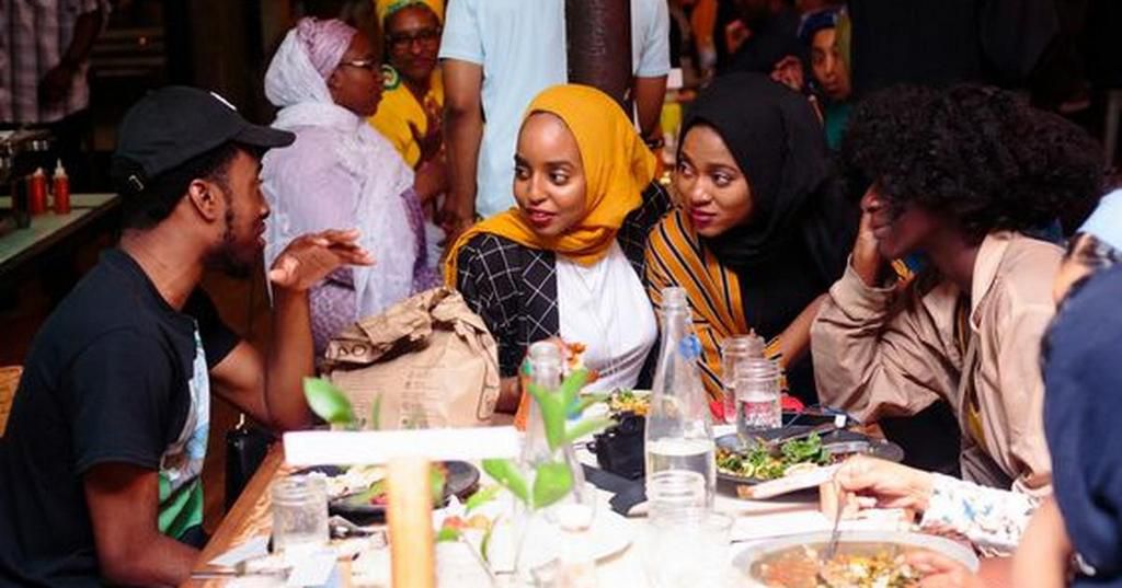 A Muslim family during Ramadan