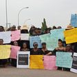 Nigerians protest raid, arrest and alleged harassment of women by the Police in Abuja.
