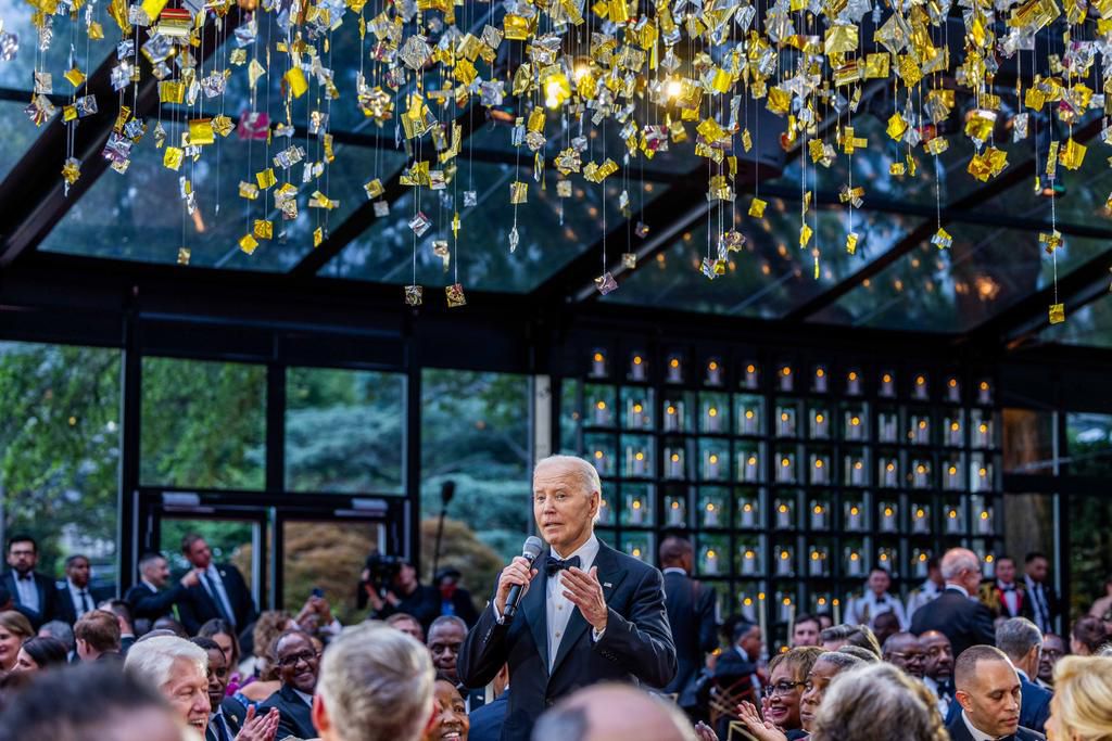 U.S. President Joe Biden at the White House State Dinner in honour of President William Ruto on May 23, 2024. Photo credits: Nesh Maina