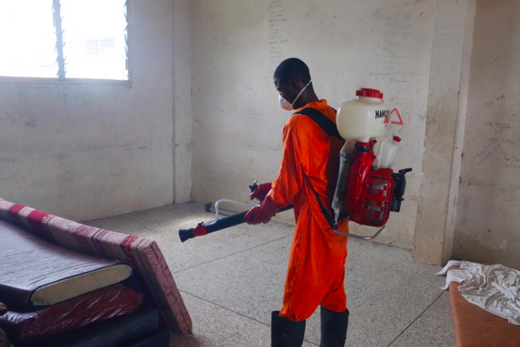 Fumigation of secondary schools in the Ashanti Region