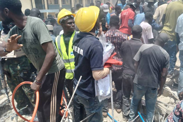 About 200 students trapped in Jos collapsed school building [ChannelsTV]