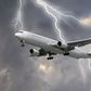 Airplane flying during a storm [Shutterstock]