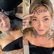 Some people seemed to really believe she got "Kevin" tattooed on her forehead.@anastanskovsky / TikTok
