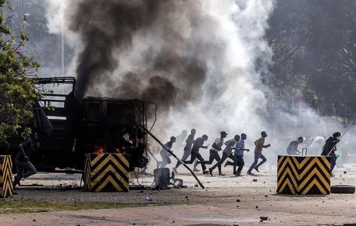 Kenyans, particularly the youth, protested against the increased financial burden