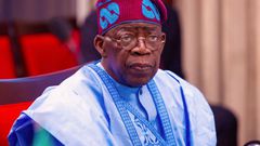 Nigerian president Bola Tinubu