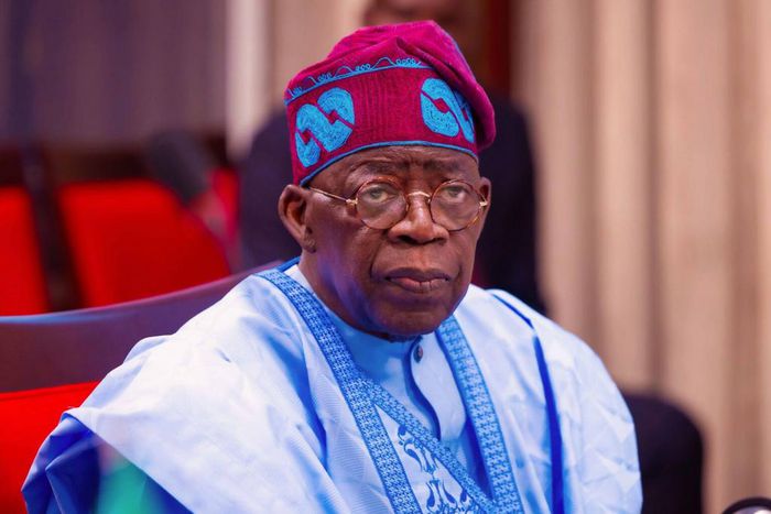 Nigerian president Bola Tinubu