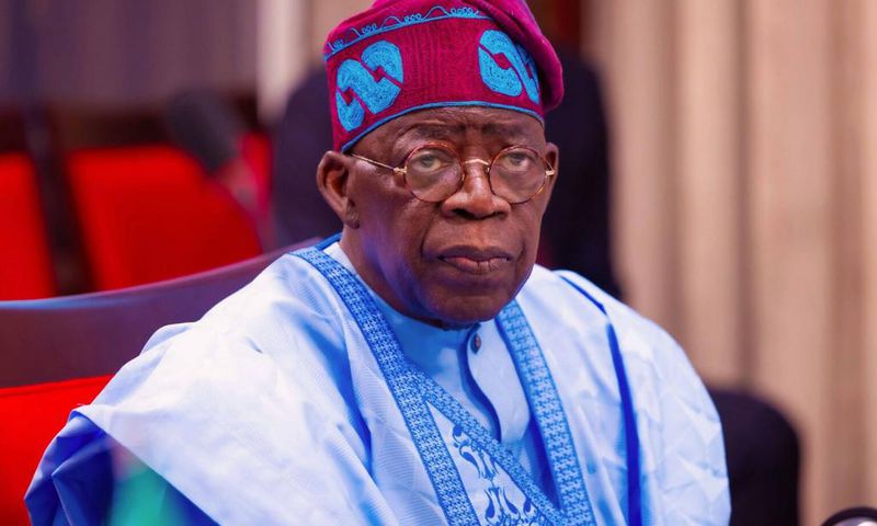 Nigerian president Bola Tinubu