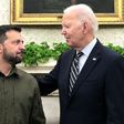 Ukrainian President, Volodymyr Zelensky and US President Joe Biden [BBC]