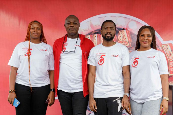 Segment Executive, Children and Youth banking, United Bank for Africa (UBA)Plc, Ozioma Obi; Head, Retail Products and Sales, UBA, Prince Ayewoh; Head, Segment / Channel Marketing, UBA Plc, Femi Osobajo and Segment Executive, Retail, Chinyere Obi, UBA P...