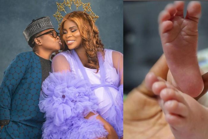 Nollywood actor and meme god, Aki welcomes baby boy with wife