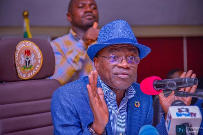 Benue State governor, Hyacinth Alia [BSG]