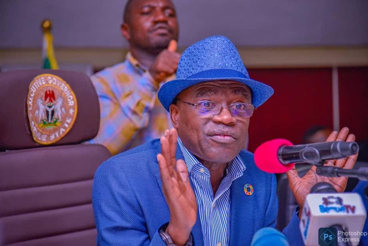 Benue State governor, Hyacinth Alia [BSG]