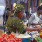 Petty traders in a local market in Nigeria