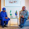 Nigeria's President Bola Tinubu (left) and  President Cyril Ramaphosa of South Africa (right). [Bola Tinubu/X]
