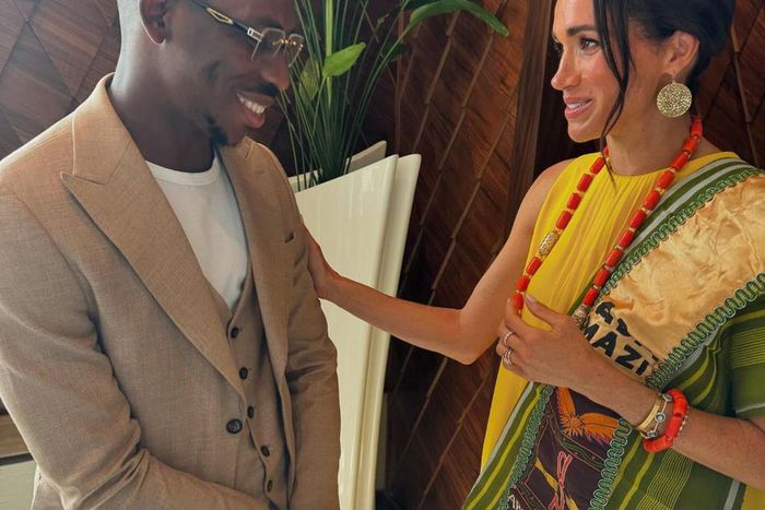 Moses Bliss meets Meghan, Duchess of Sussex [Instagram/Moses Bliss]