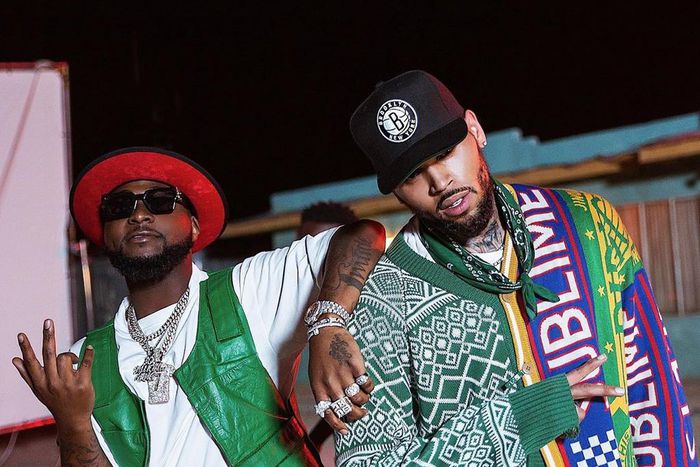 Davido and Chris Brown [Instagram/Dannywonders]