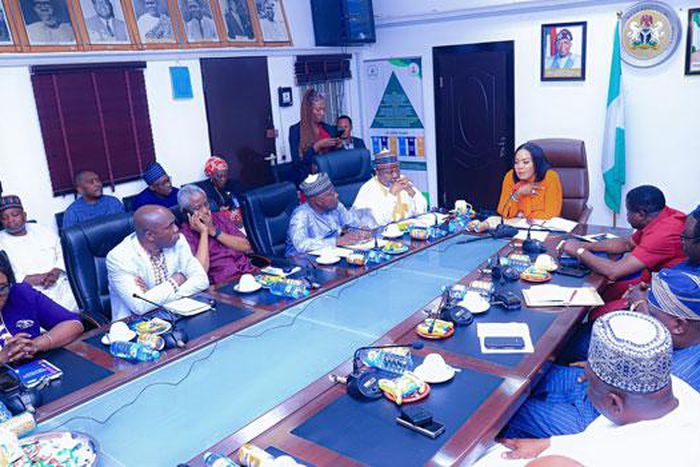 Members of the tripartite committee during deliberation on minimum wage. [Channels TV]