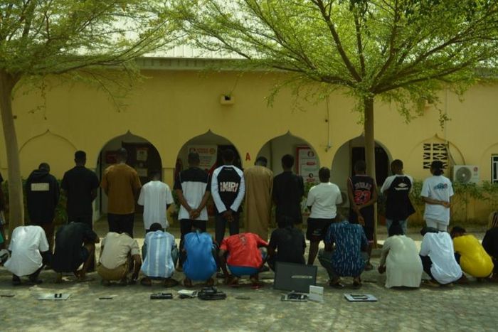 EFCC arrests 46 suspected internet fraudsters in Bauchi, Ibadan [Twitter:@officialEFCC]