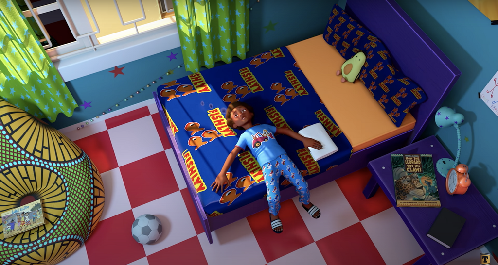 Screenshot from the Taeps film "ĘwA"