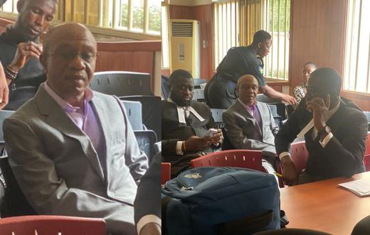 The ex-CBN boss and his co-defendants pleaded not guilty to all counts. [Godwin Emefiele/Punch]