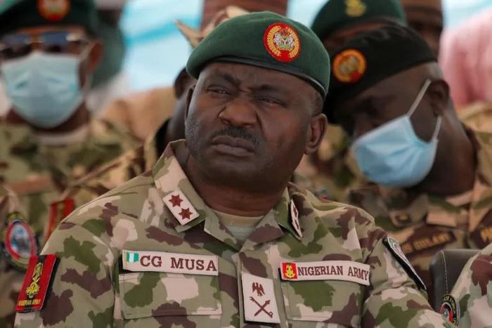 General Christopher Musa, the commander of Nigeria's military forces [File: Christophe Van Der Perre/Reuters]