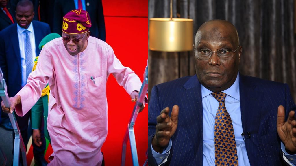 Bola Tinubu and Atiku Abubakar. [Facebook/Getty Images]
