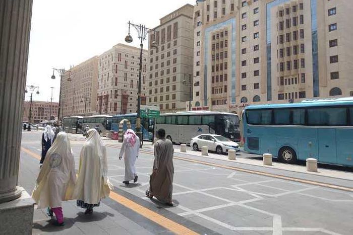 Some luxurious hotels where Nigerian pilgrims are lodging in Madinah (NAN Photo)