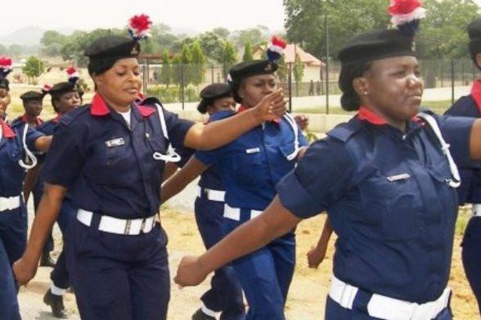 NSCDC female squad. (LindaIkeji)
