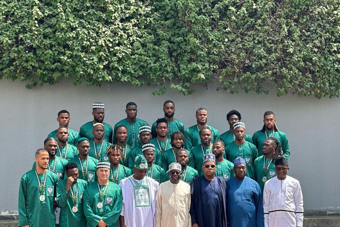 President Bola Tinubu confers national honours on Super Eagles players. [Complete Sports]