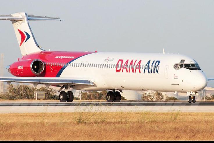 Dana Air aircraft.