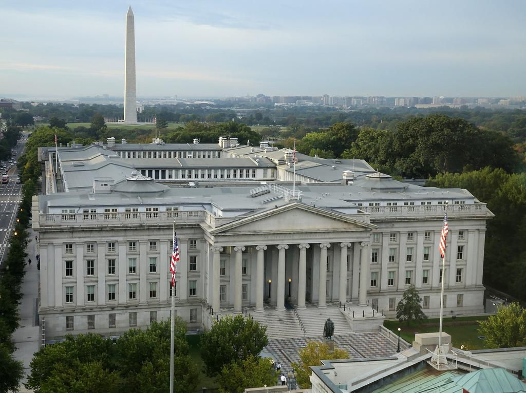 US Treasury building