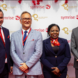 L- R: Sofiane Berrahmoune – Symrise VP AMETCIS – Africa, Middle East, Turkey and Russia, Taste, Nutrition and Health Division; Lilian Regnier – President Symrise EAME (Europe, Africa, Middle East); Iyabo Ogunwole – Senior Key Account Manager, Taste, Nu...