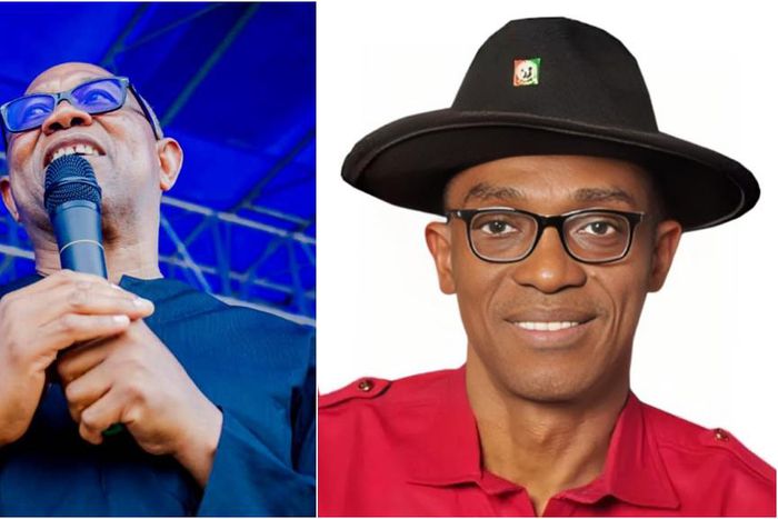 Peter Obi and Julius Abure [Facebook]