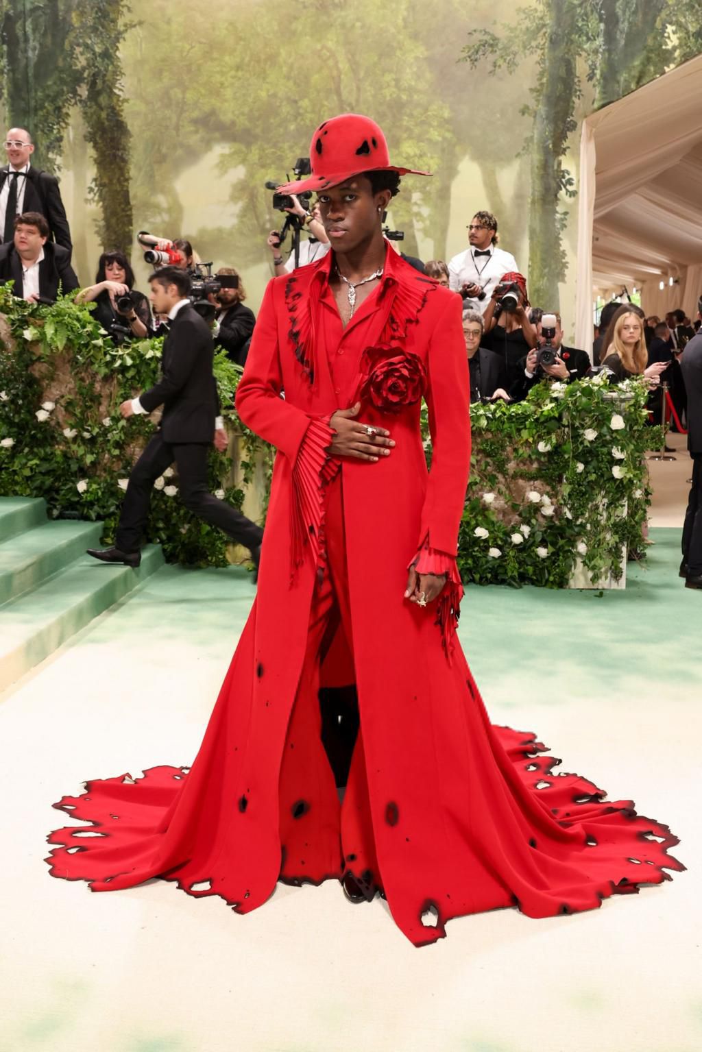 2024 Met Gala: "Sleeping Beauties: Reawakening Fashion" held at The Metropolitan Museum of Art on May 6, 2024 in New York City. (Photo by Gilbert Flores/Variety via Getty Images)