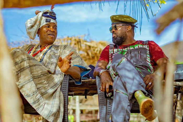 Kunle Afolayan and Bashorun Ogunjimi