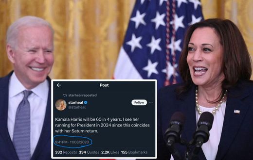 How astrologer predicted Kamala Harris would run for US President in 2024