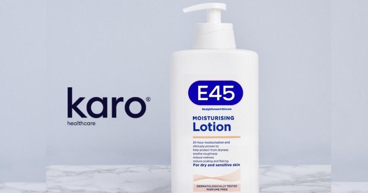 Karo Healthcare buys dermatologist-approved skincare brand E45 from ...