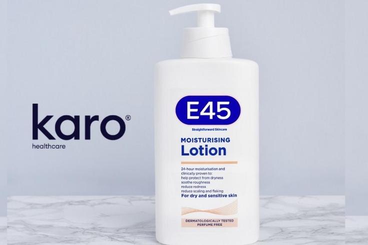 Karo Healthcare acquires Dermatologist-approved skincare brand E45 from Reckitt Benckiser and enters the Nigerian market