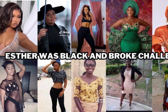 Esther was Black and Broke Challenge [Youtube]