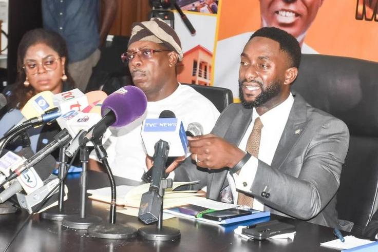 Pic From left, Permanent Secretary, Ministry of Youth and Social Development, Mrs Toyin Oke-Osanyintolu; Chairman House Committee on Youth and Social Development, Lagos House of Assembly, Mr Orekoya Abimbola; Lagos State Commissioner for Youth and Soci...