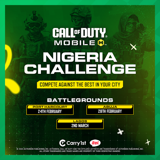 itel & Carry1st introduce the Call of Duty: Mobile gaming challenge in Nigeria